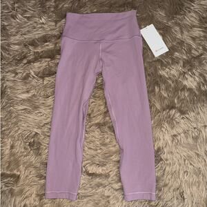 New Lululemon Align HR Crop 23" LVLX Women's size 6